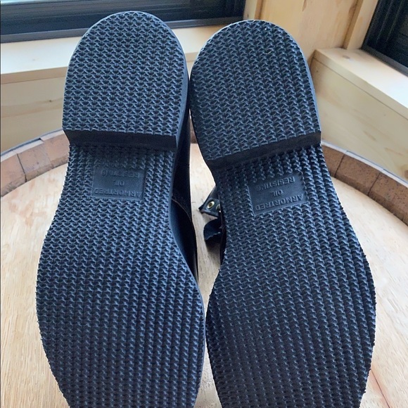 Men’s black steel toed work boots - Picture 7 of 7